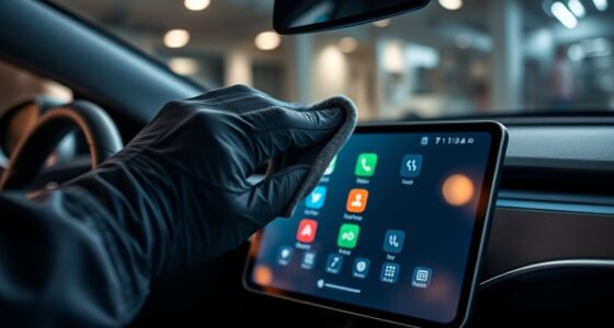 touchscreen cleaning precautions