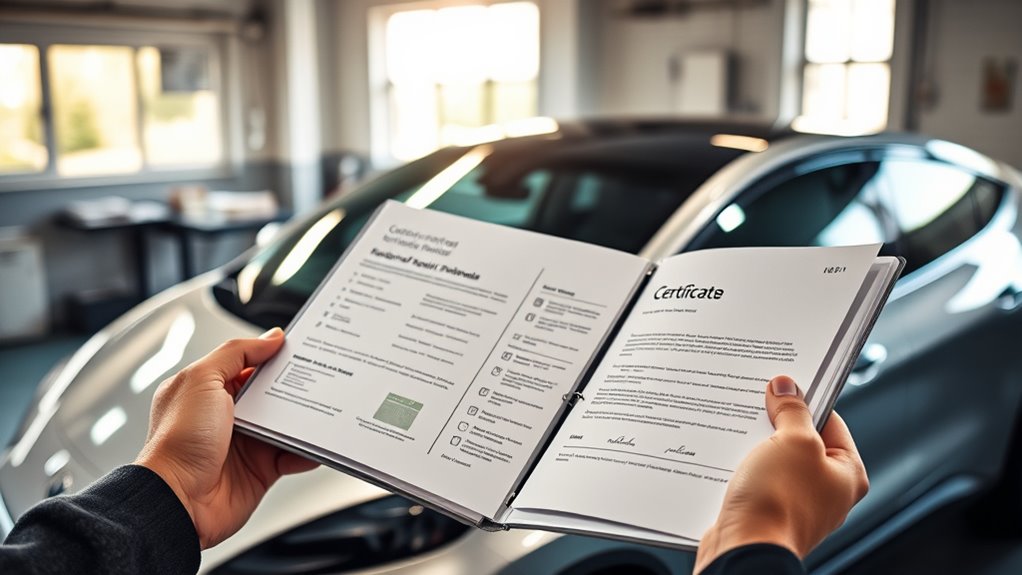 verify ev documentation and certification