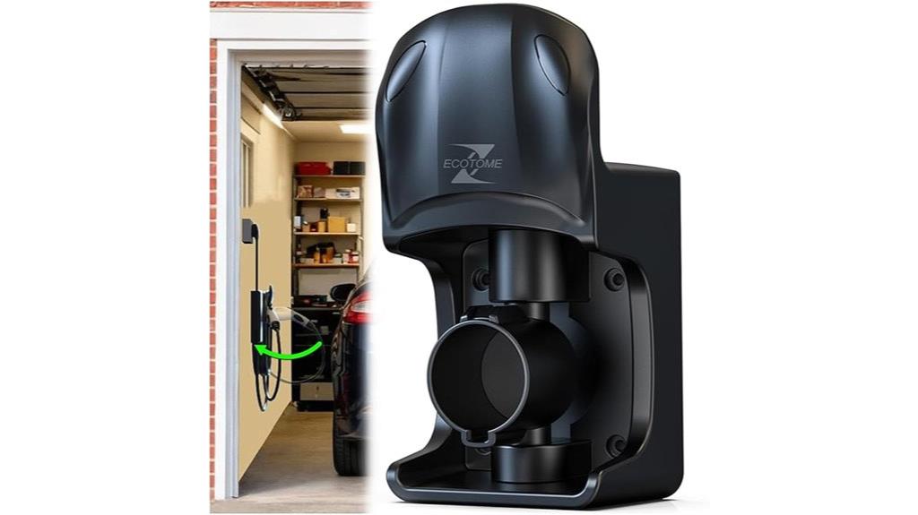 wall mounted ev cable holder