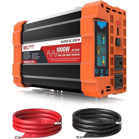 BELTTT 1000W Pure Sine Wave Inverter 12V DC to AC