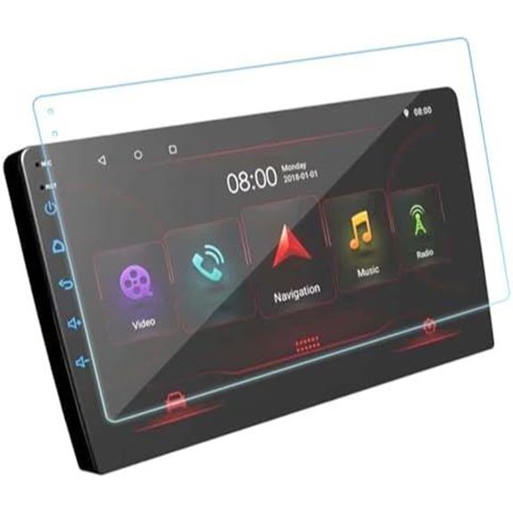 Car Touch Screen Tempered Glass Screen Protector (10 Inch)