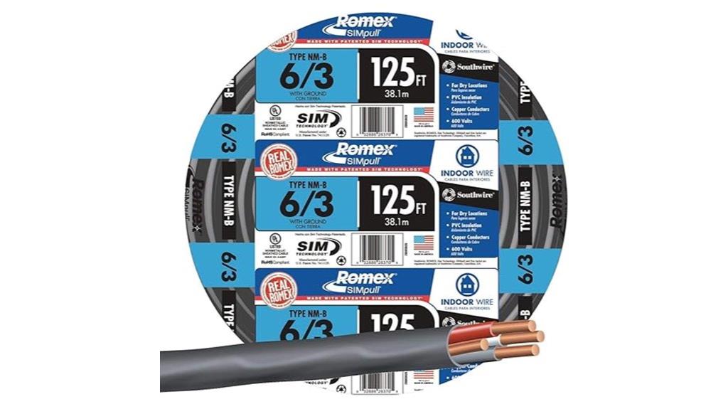 125 foot 6 gauge cable