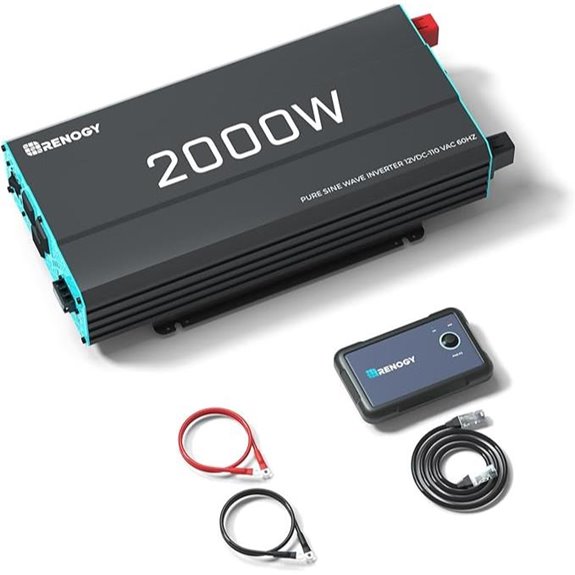 Renogy 2000W Pure Sine Wave Inverter 12V DC to AC