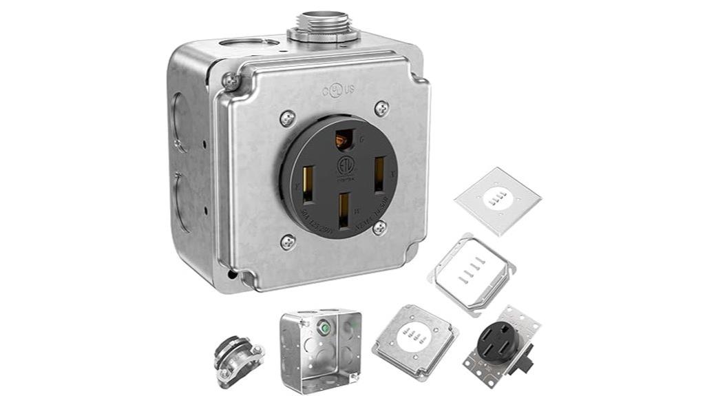 240v nema 14 50 outlet kit