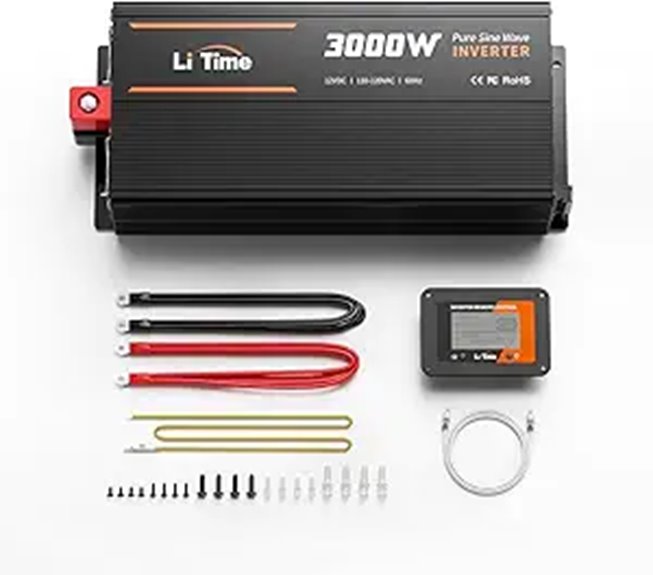 LiTime 3000W Pure Sine Wave Inverter with Remote Control
