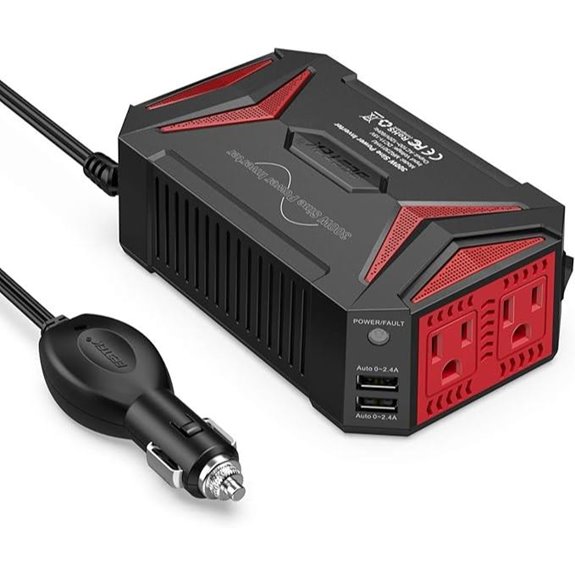 BESTEK 300W Pure Sine Wave Power Inverter with USB
