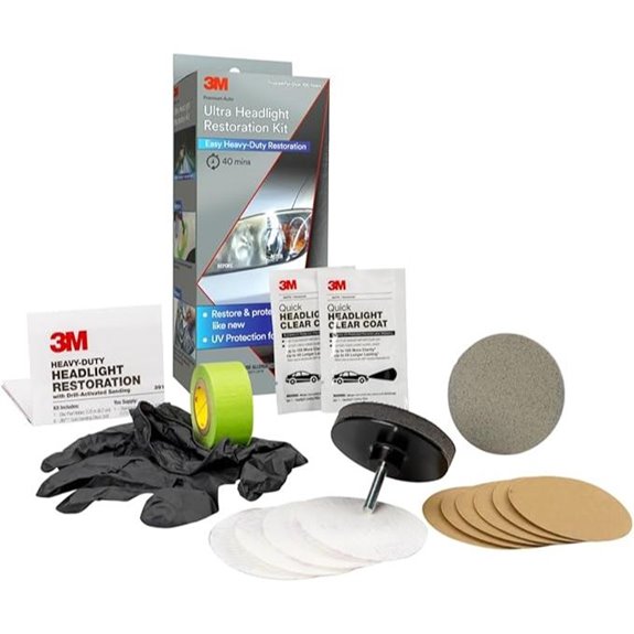 3M Headlight Restoration Kit with Discs and Wax