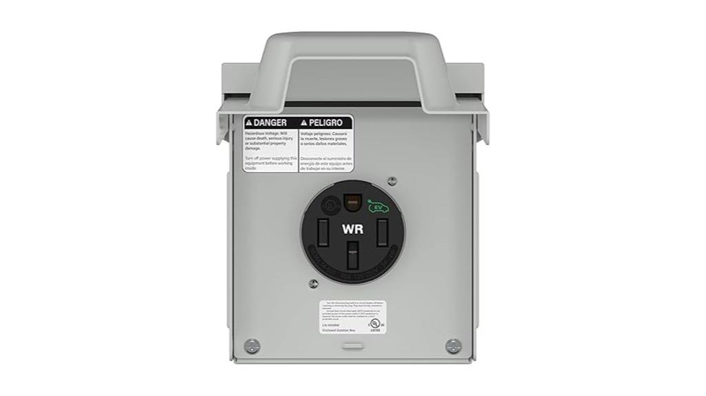 50 amp rv power outlet