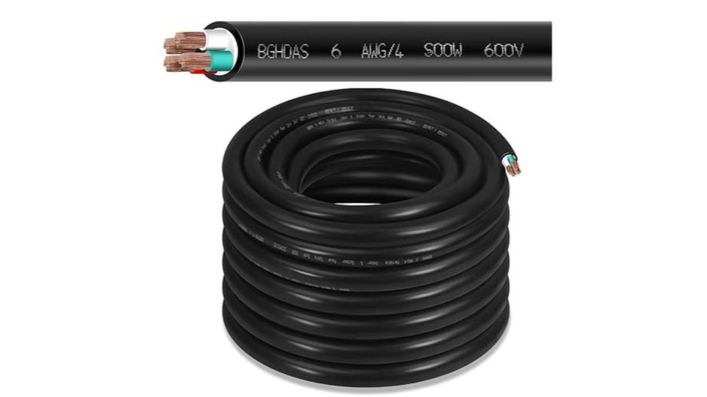 50ft 6 4 awg cable