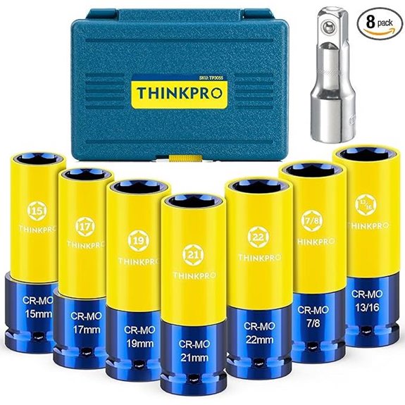 Impact Lug Nut Socket Set (8 Pieces)