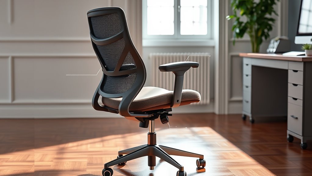 adjustable breathable ergonomic support