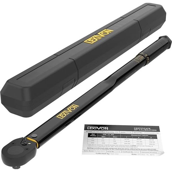 LEXIVON Click Torque Wrench (25-250 Ft-Lb)