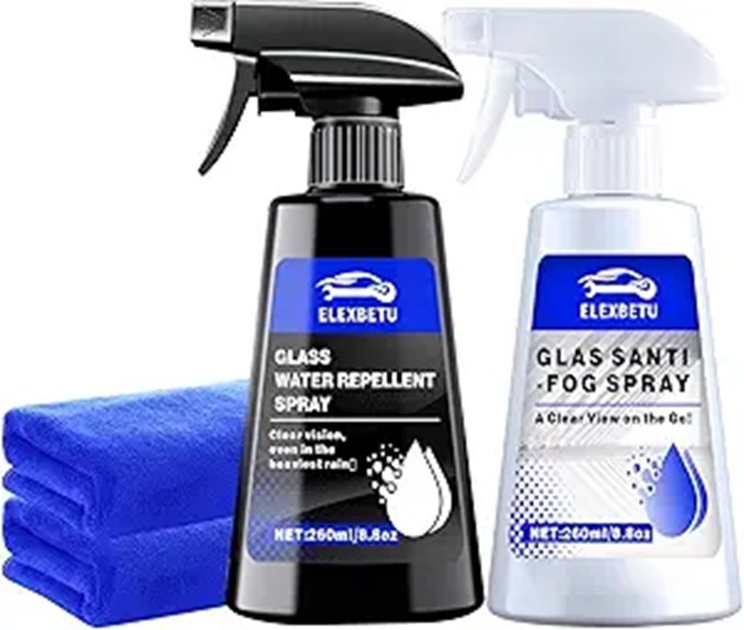 Water Repellent & Anti Fog Spray for Automotive Glasses