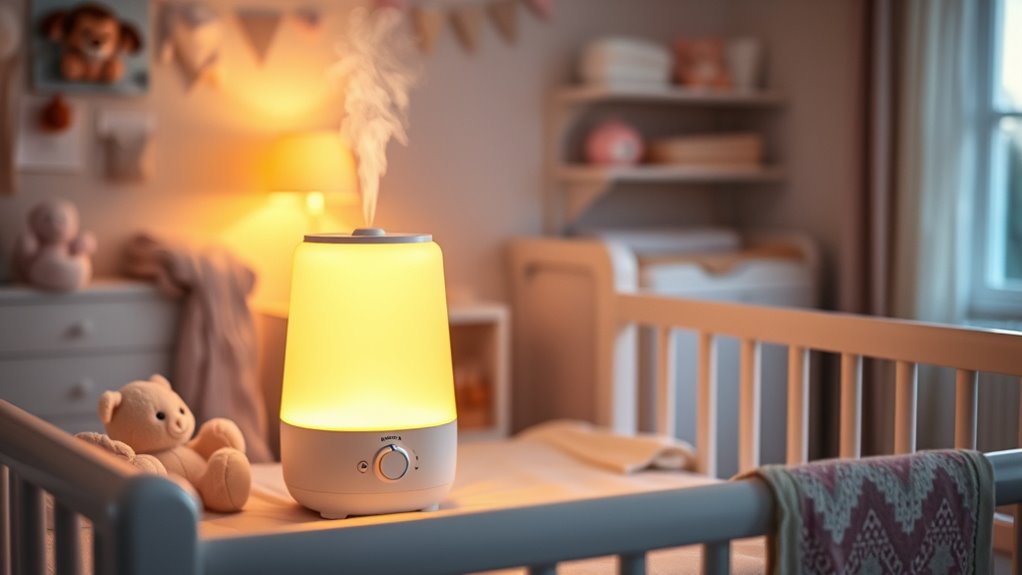 baby room humidifiers with lights