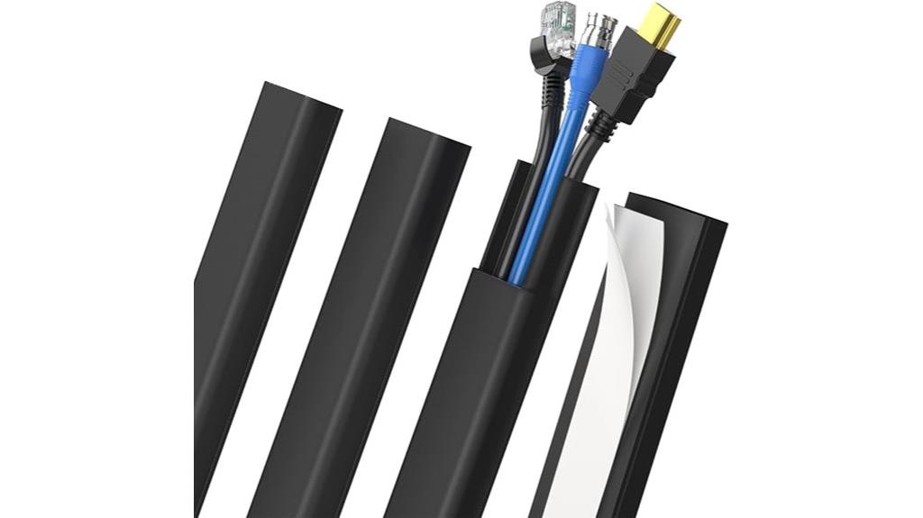 black wall cable concealer