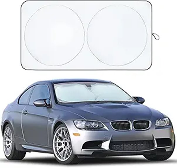 EcoNour Car Windshield Sunshade (Blocks 99% Heat)