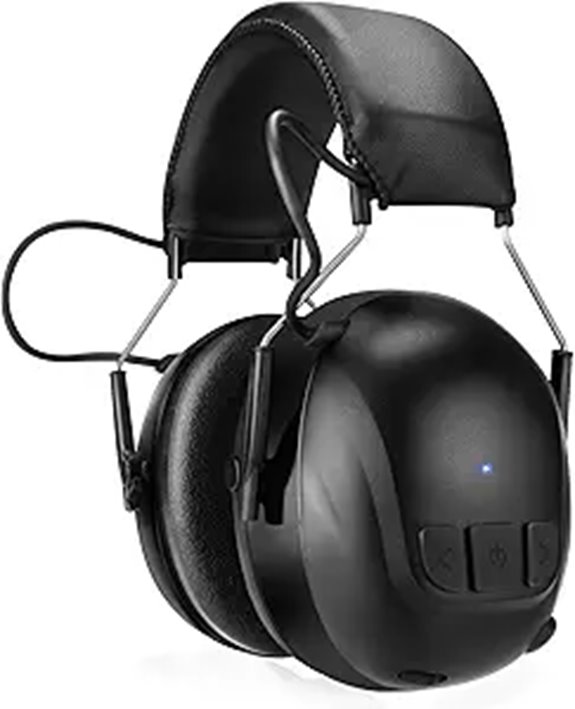 Bluetooth 5.4 Hearing Protection Earmuffs with Mic