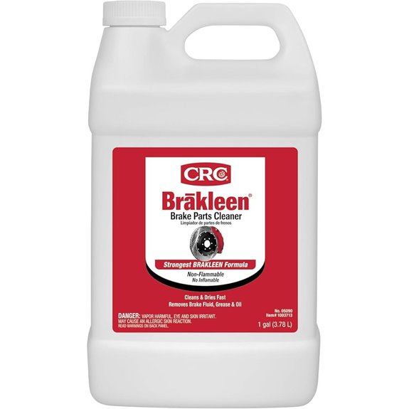 CRC Brakleen 1003712 Brake Parts Cleaner Non-Flammable 1 Gallon [1 Pack]