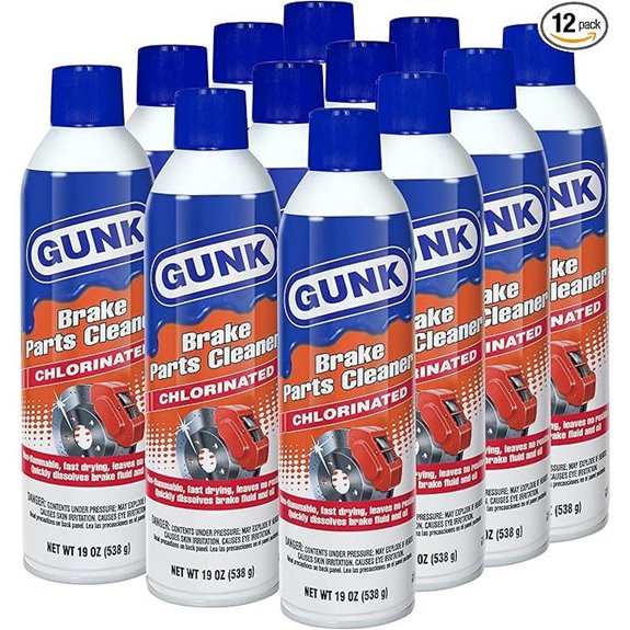 GUNK Brake Parts Cleaner Spray (14 oz Case of 12)
