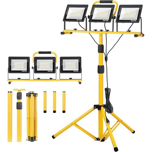 21000 Lumen LED Work Light with Stand