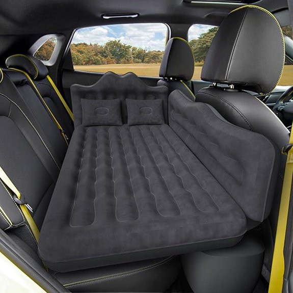 Back Seat Car Air Mattress with Pump and Pillows