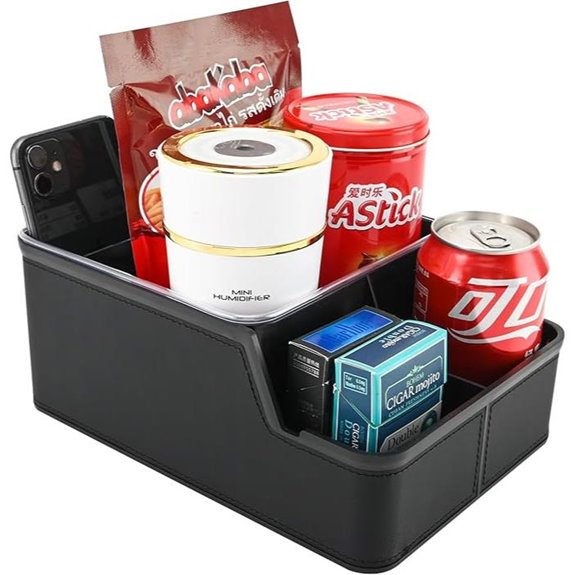 Car Seat Center Console Storage Organizer Tray