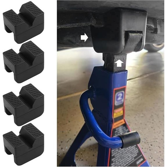 4PCS Rubber Pinch Weld Jack Pads for Cars