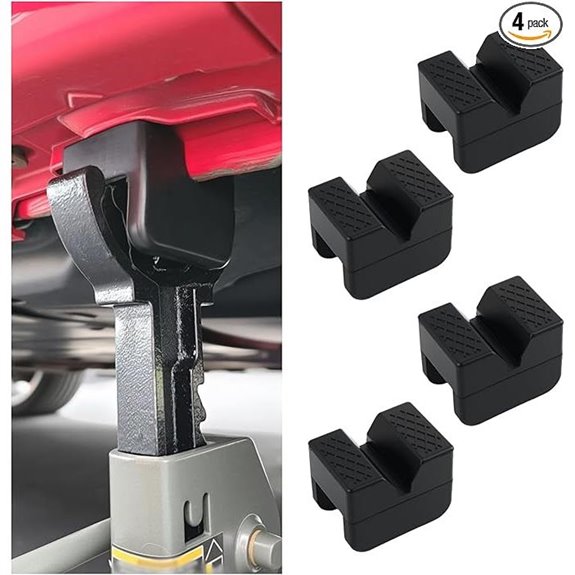 4PCS Car Pinch Weld Jack Pads with Grooves