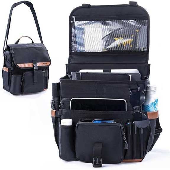 Car Seat Organizer with Laptop Compartment