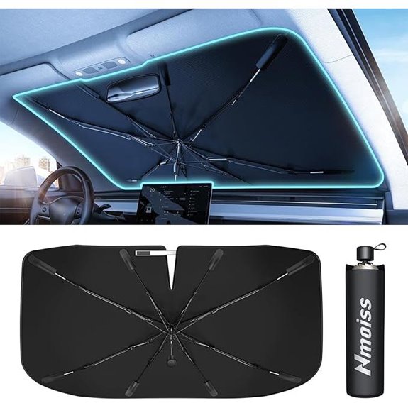 Nmoiss Windshield Sun Shade Umbrella (56