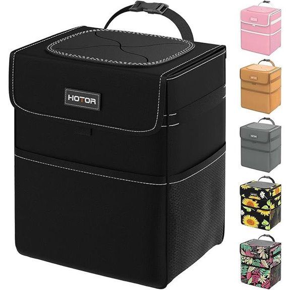 HOTOR Car Trash Can & Organizer for Vehicles
