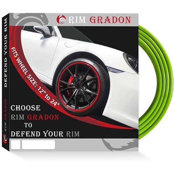 4-Pack Alloy Rim Protectors for Car Wheels