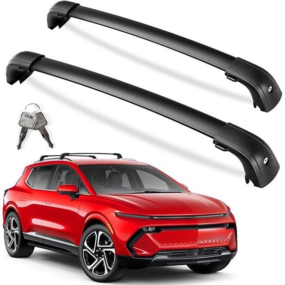 KINGGERI Lockable Roof Rack Cross Bars for Chevy Equinox EV