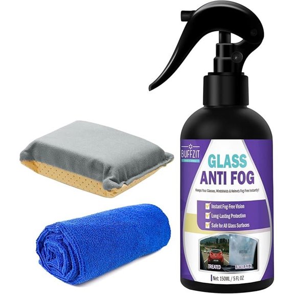 Anti-Fog Glass Spray for Windshields and Mirrors