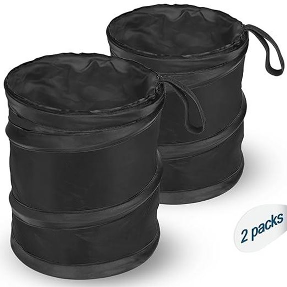 Mini Collapsible Waterproof Car Trash Can (2 Pack)