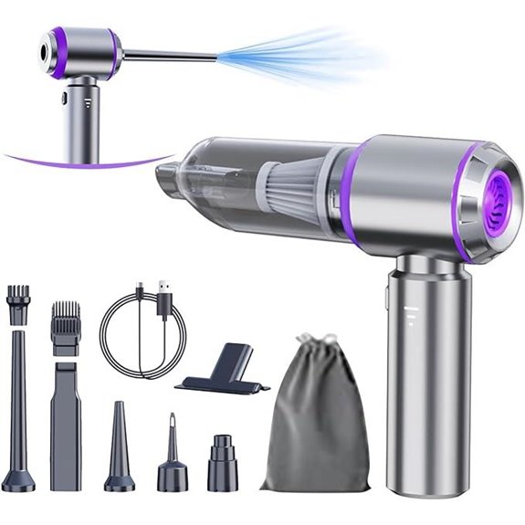 Portable Cordless Car Vacuum Cleaner 4-in-1