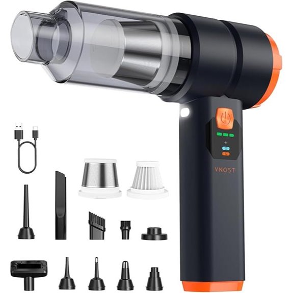 Portable Cordless Car Vacuum with 30000PA Suction