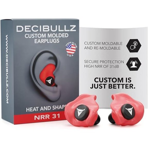Decibullz Custom Molded Earplugs for Hearing Protection