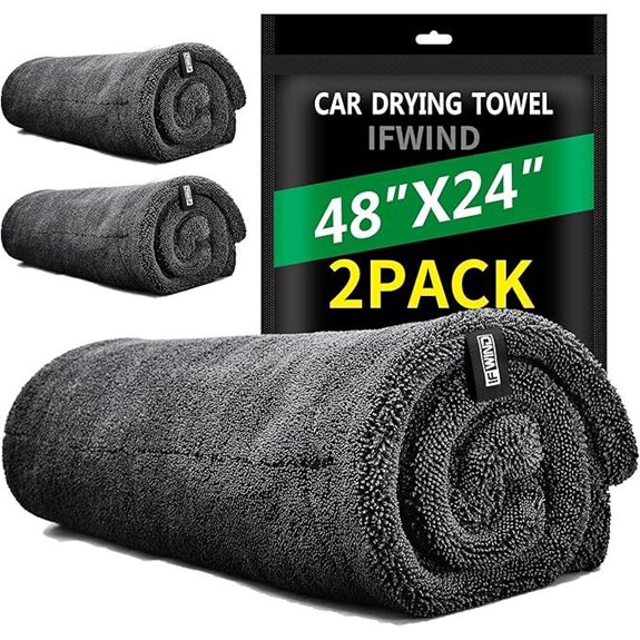 2 Pack Car Drying Towels Extra Large Ultra Absorbent