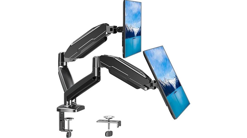 dual monitor mounting bracket
