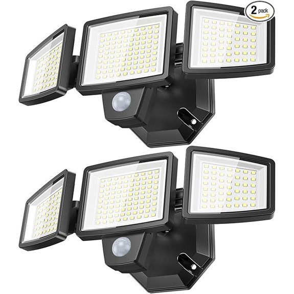 LED Security Lights with Motion Sensor (2-Pack)