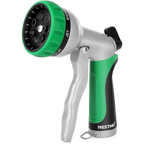RESTMO Heavy Duty Metal Garden Hose Nozzle
