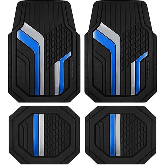 Skechers Heavy Duty Rubber Car Floor Mats