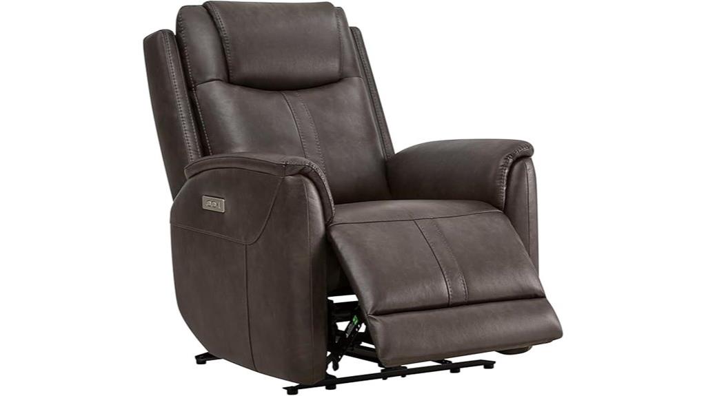 electric recliner with ports