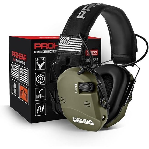 PROHEAR 022 Electronic Ear Protection Muffs for Hunting
