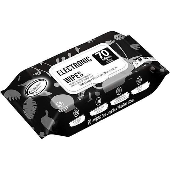 Air Jungles Electronic Screen Cleaning Wipes (70 Count)