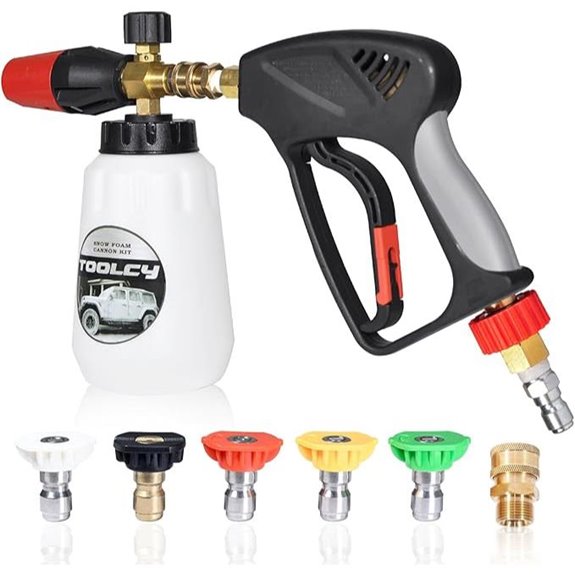 TOOLCY Foam Cannon Kit with Pressure Washer Gun