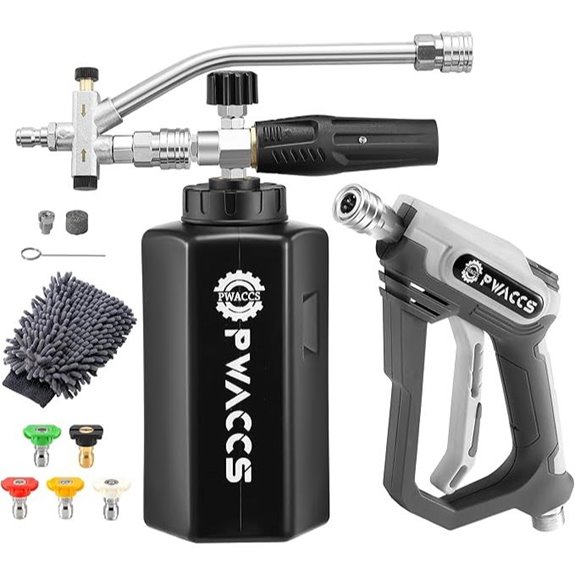 PWACCS Pressure Washer Foam Gun with Dual Connector