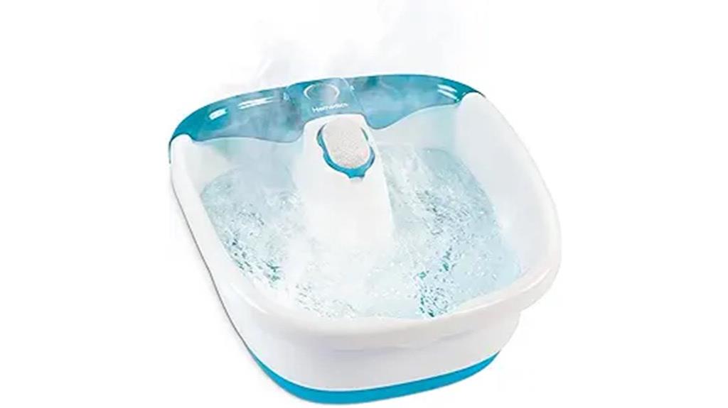 foot spa with bubbles