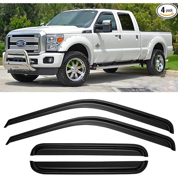 Rain Guard Window Visors for Ford Super Duty